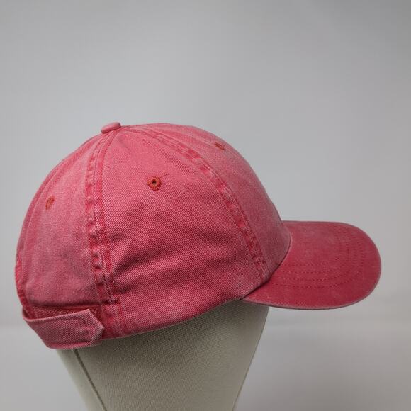 Scala Gal Strapback Baseball Hat Solid Pink One Size Adjustable Blank - Picture 6 of 10